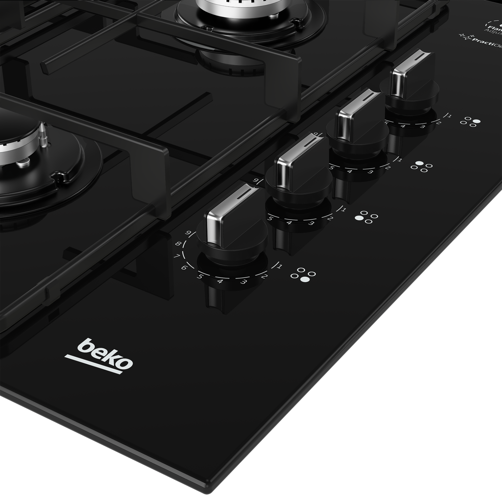 Beko BOCD D 6511 EKS Siyah Cam Ankastre Ocak