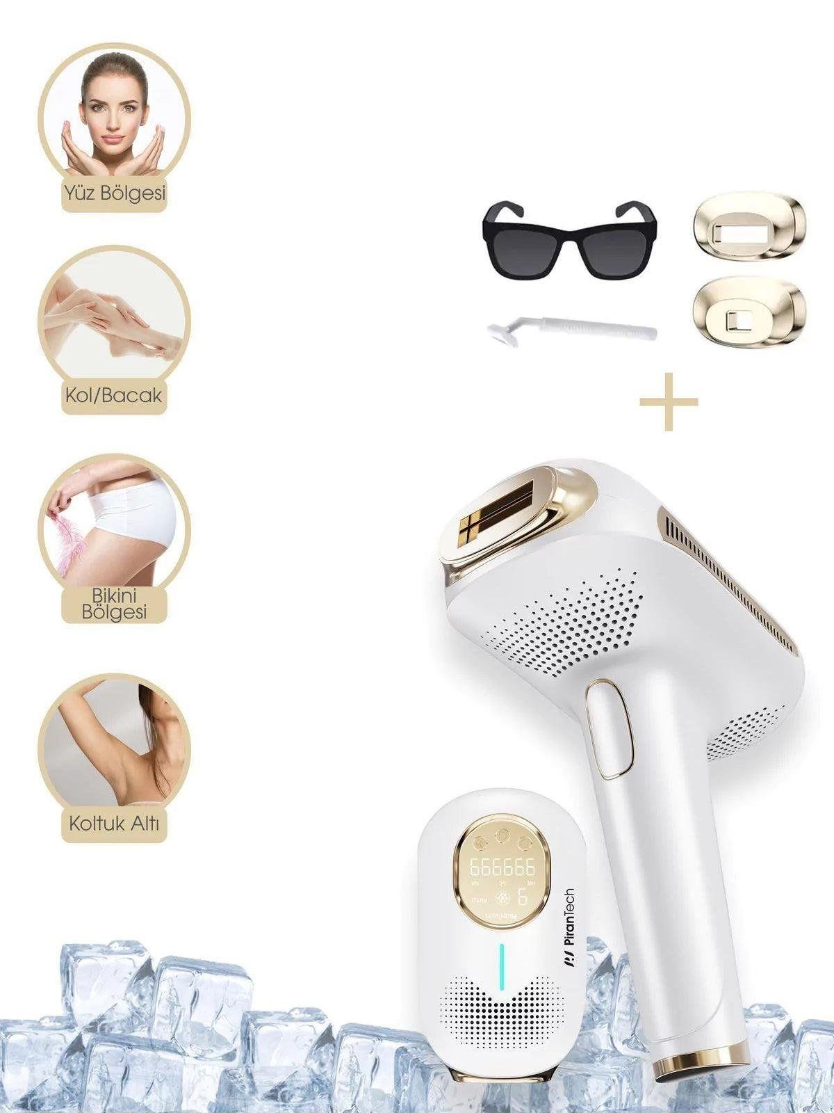 BHRL-08 Buz Lazer Epilasyon 999.999 Atım- Cilt Gençleştirici- Akne Giderici- Lazer Epilasyon Aleti