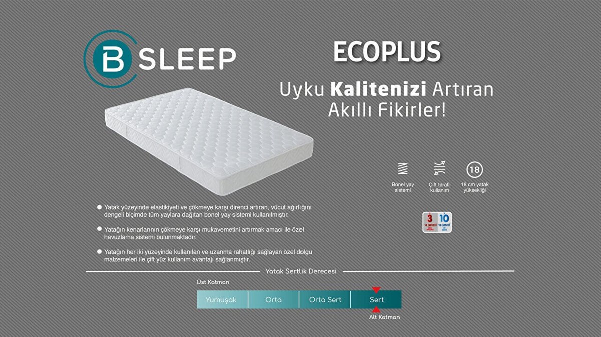 Ecoplus Yatak 090x190YATAK