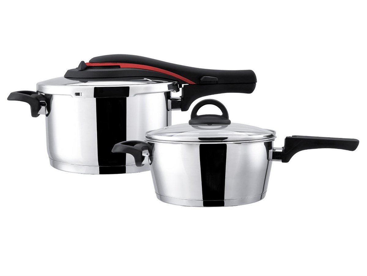 EMSAN UP-LİNE 4+6 LT KLASİK DÜDÜKLÜ KIRMIZIDüdüklü Tencereler