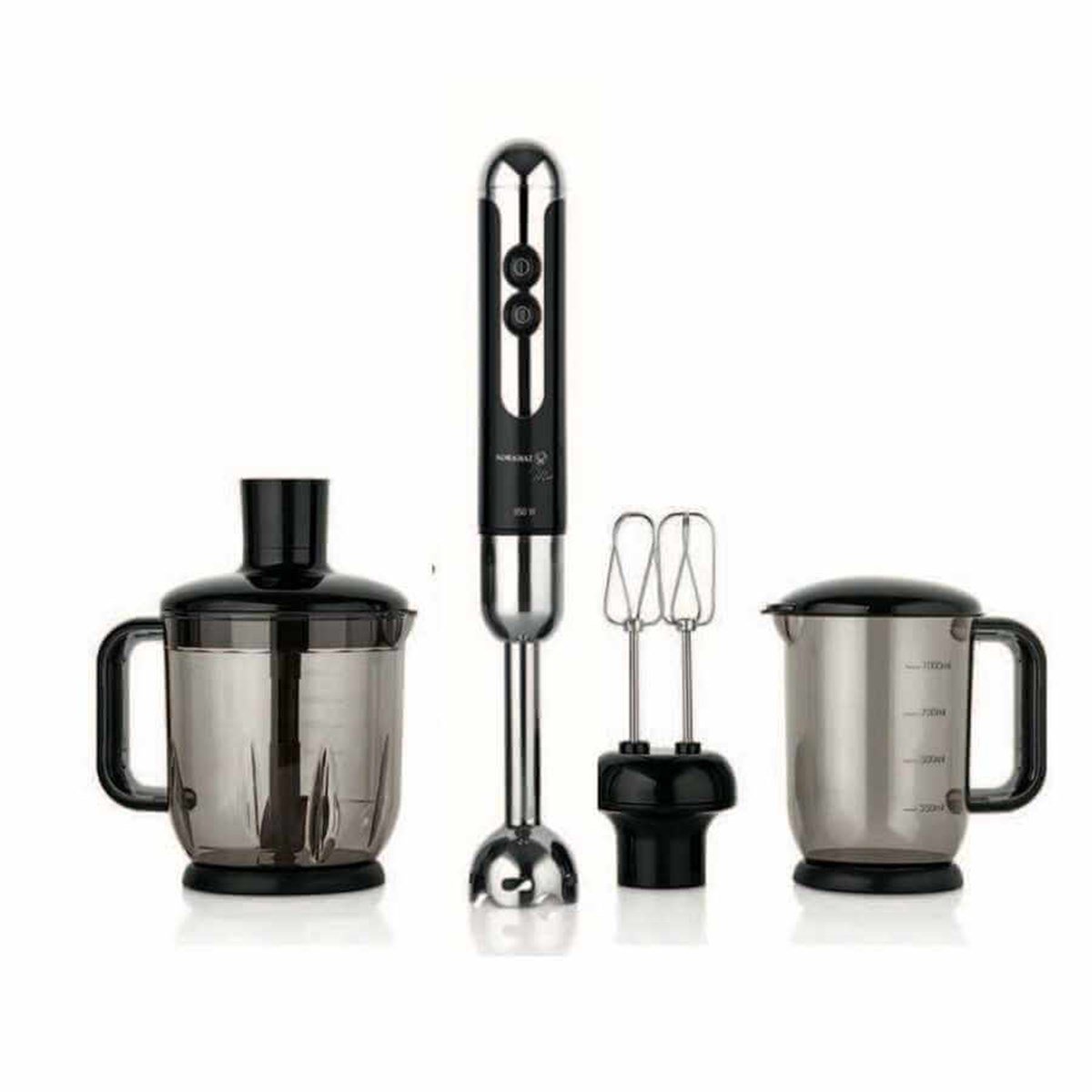 Mia Mega Siyah/krom Blender Set A447-12Mikser