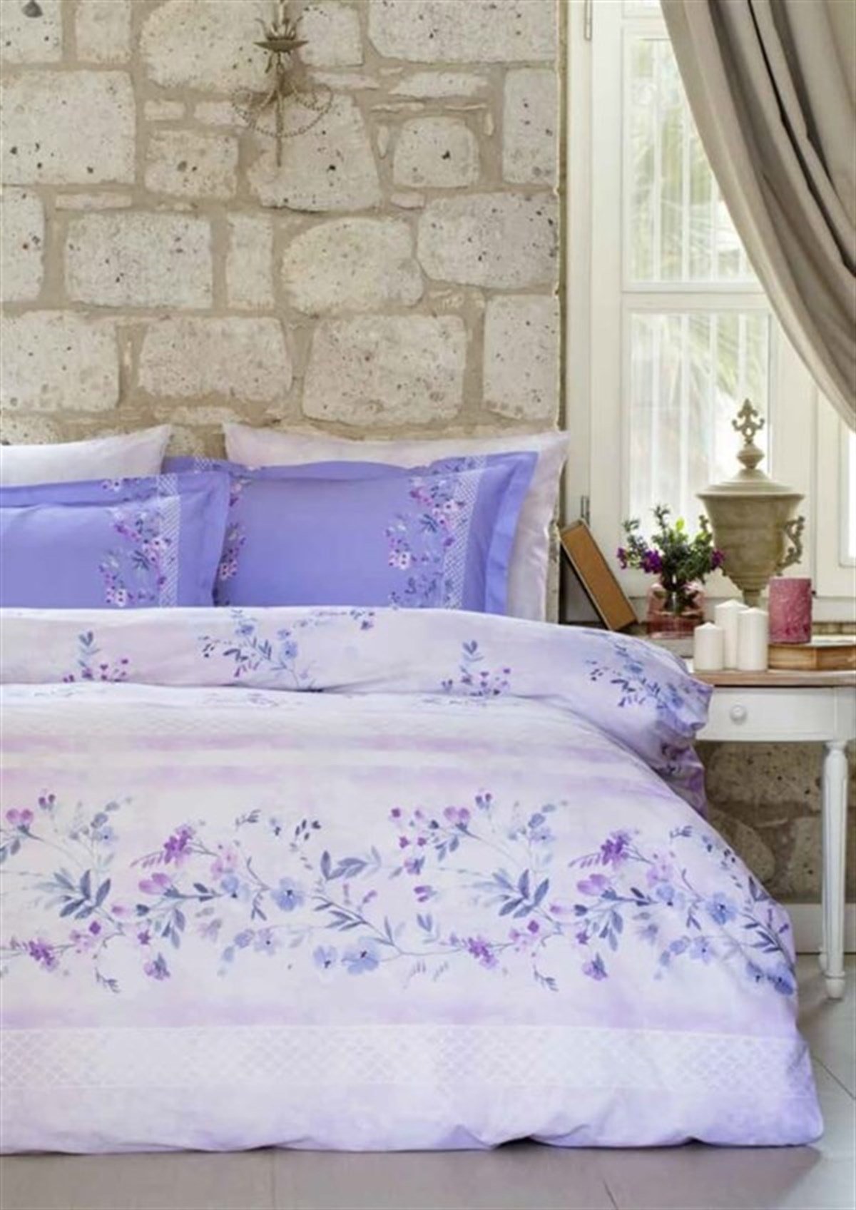 Özdilek Caroline Çift Kişilik Nevresim Takımı LilaÇift Kişilik Nevresim Takımları