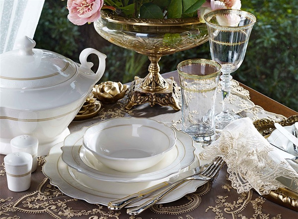 Pierre Cardin Angela 60 Parça Yemek TakımıYemek Takımları