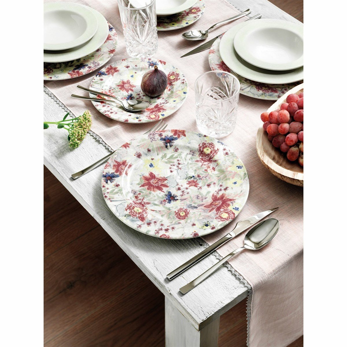 Pierre Cardin Fleur 24 Parça 6 Kişilik Yemek TakımıYemek Takımları