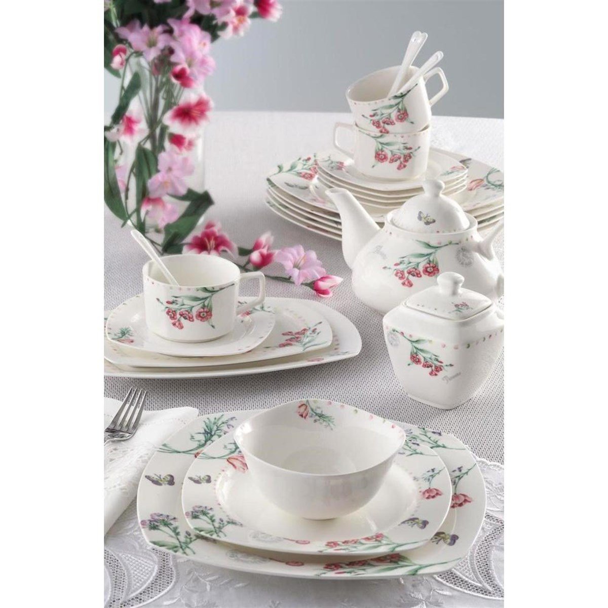 Pierre Cardin Gilda 35 Parça 6 Kişilik Kahvaltı TakımıKahvaltı Takımları