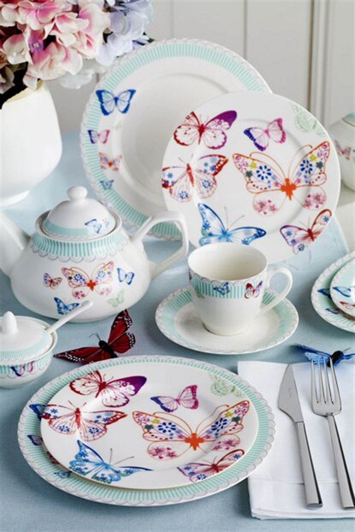 Pierre Cardin Papillon 6 Kişilik 49 Parça Kahvaltı TakımıKahvaltı Takımları