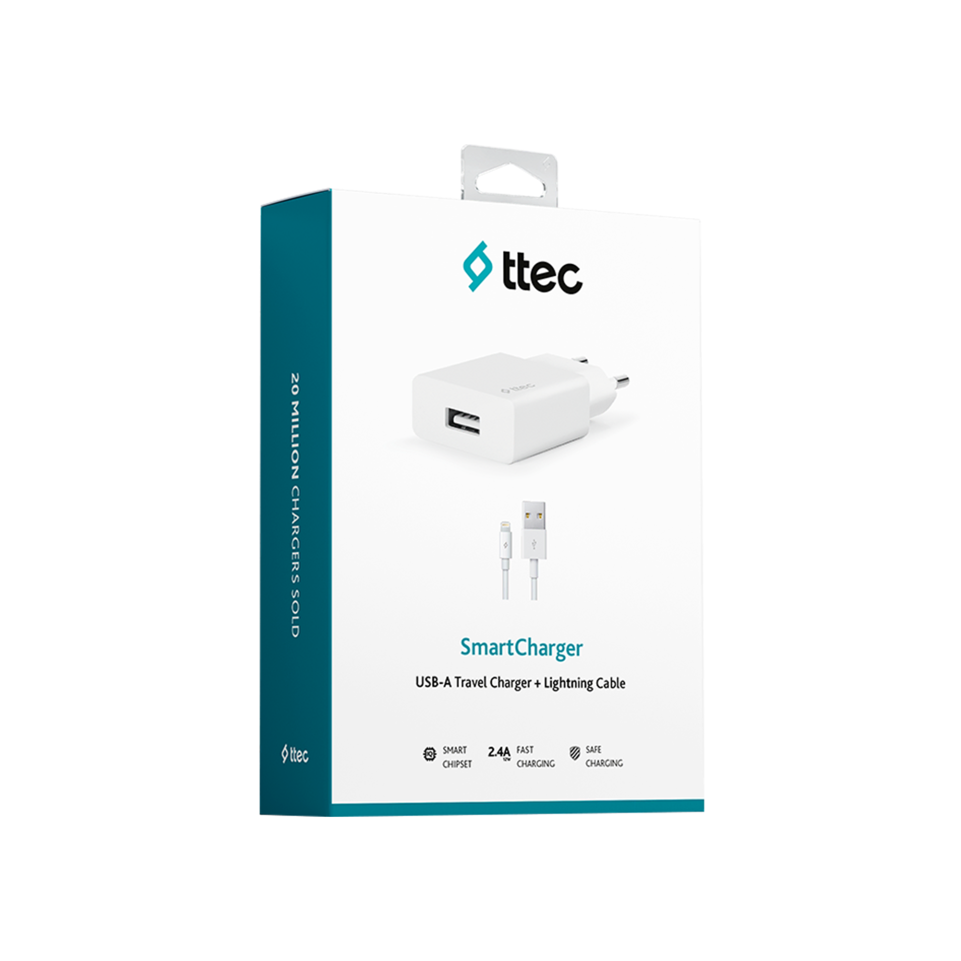 Ttec 2SCS20L SmartCharger Şarj Aleti ve 2.1A Lightning Kablo