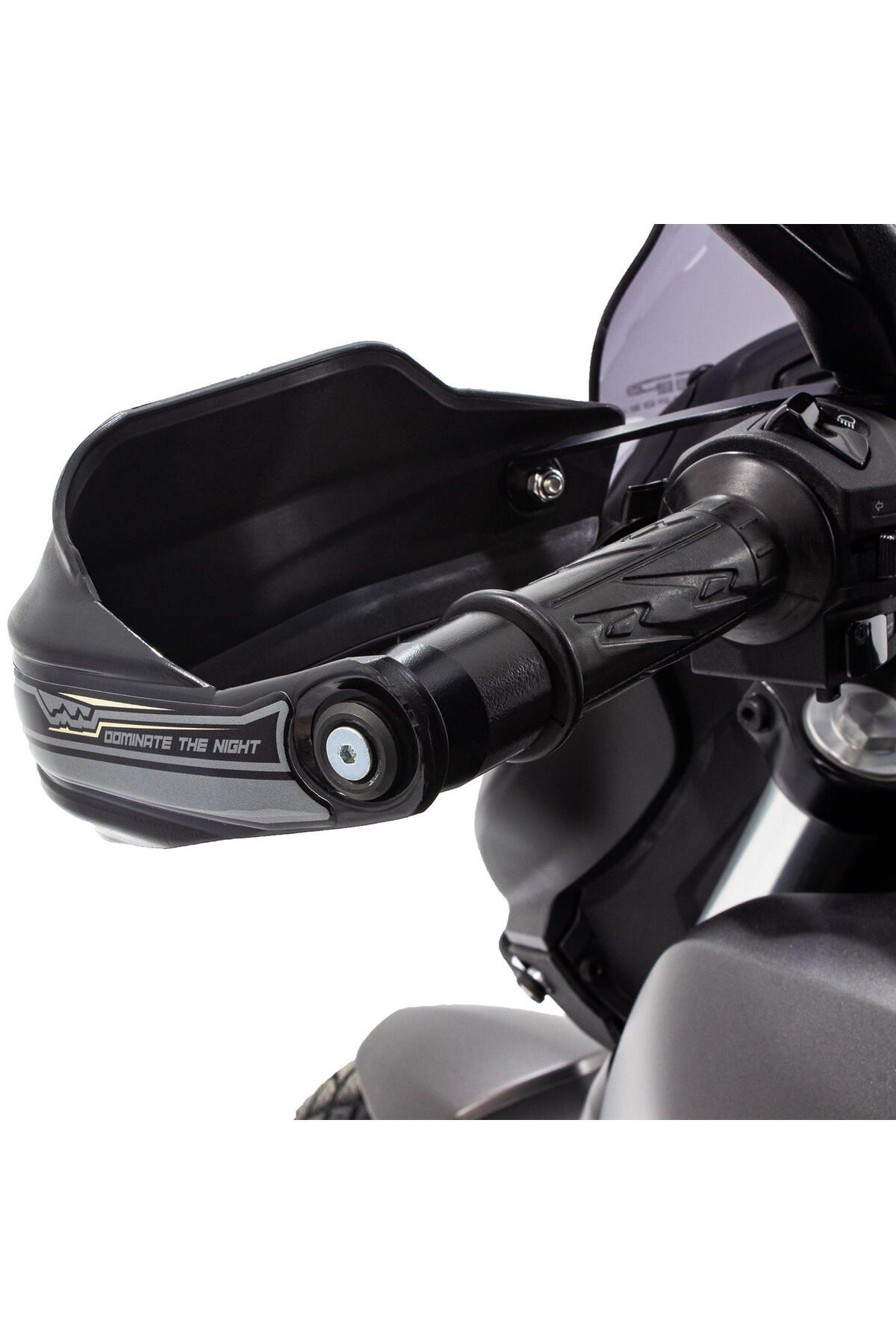 Motosiklet ElcikBajaj Dominar 250 / 400 2017-2024 Uyumlu Plastik Elcik Koruma Siyah