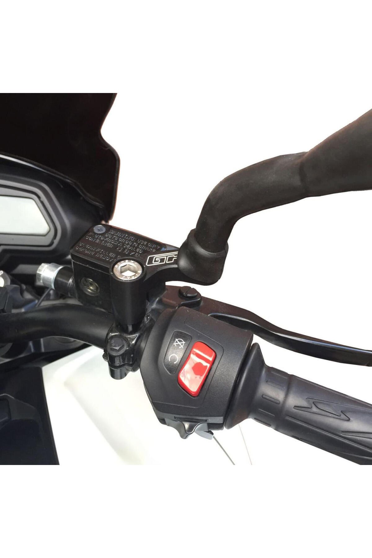 Motosiklet Yedek ParçalarBajaj Pulsar NS 200 2011-2024 Uyumlu Ayna Genişletme Siyah