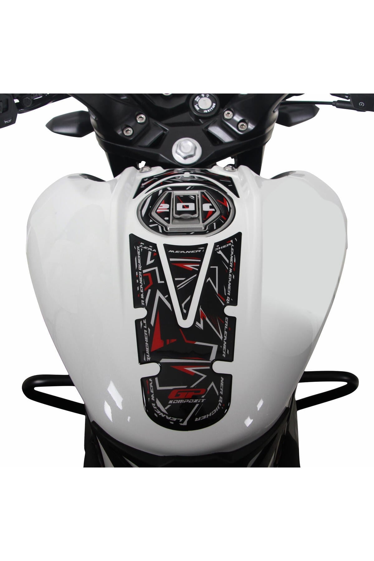 Tankpad & StickerBajaj Pulsar NS 200 2011-2024 Uyumlu Tank Pad Seti Kırmızı