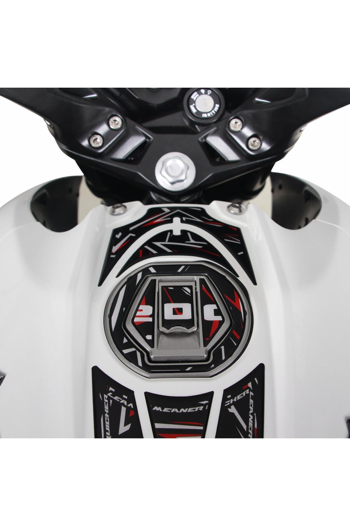 Tankpad & StickerBajaj Pulsar NS 200 2011-2024 Uyumlu Tank Pad Seti Kırmızı