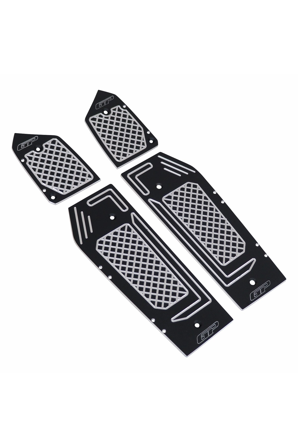 Motosiklet Reflektif ÜrünBasamak Alüminyum Siyah Honda Adv 350 2023-2025