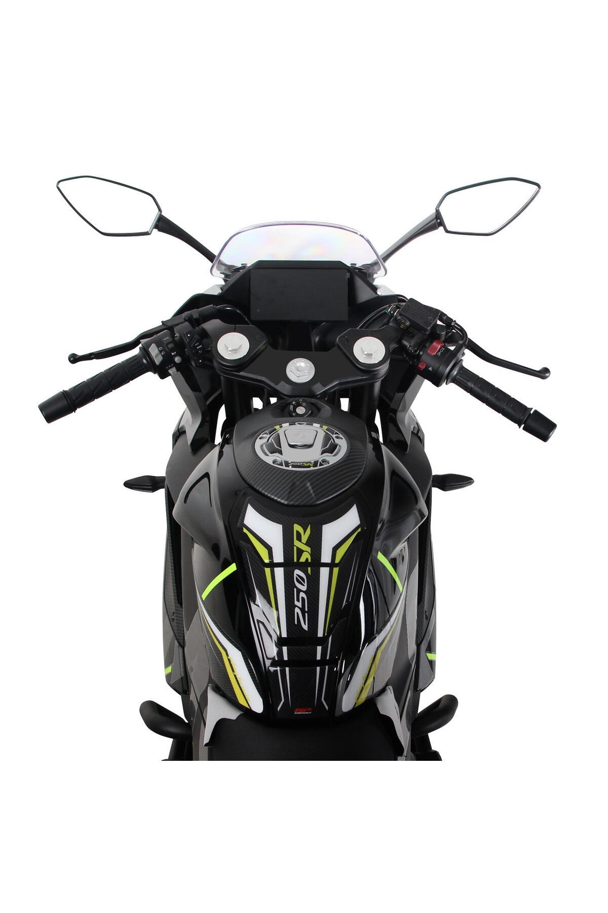 Tankpad & StickerCF Moto 250 SR 2020-2024 Uyumlu Tank Pad Seti Siyah - Kırmızı