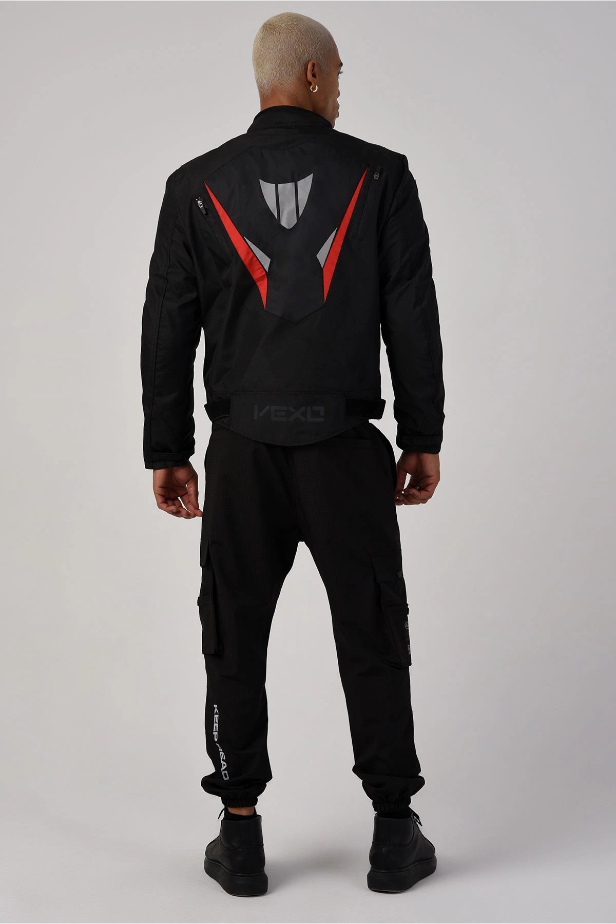 Motorcu MontuELEMENT MONT SİYAH-KIRMIZI