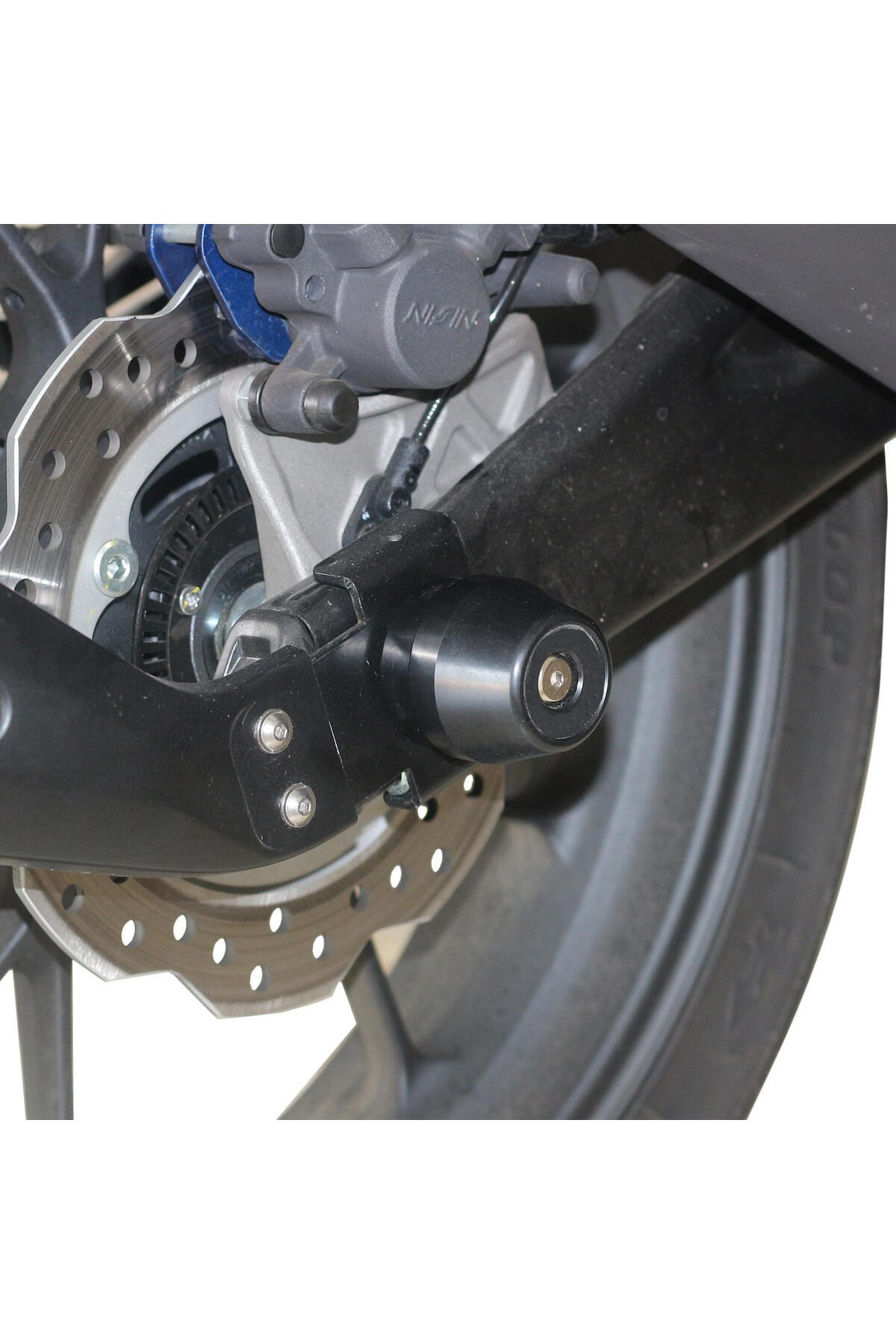 Motosiklet Lüzumlu ÜrünGP Kompozit Honda CB125 R / CB250 R 2017-2024 Uyumlu Aks Koruma Takozu Siyah