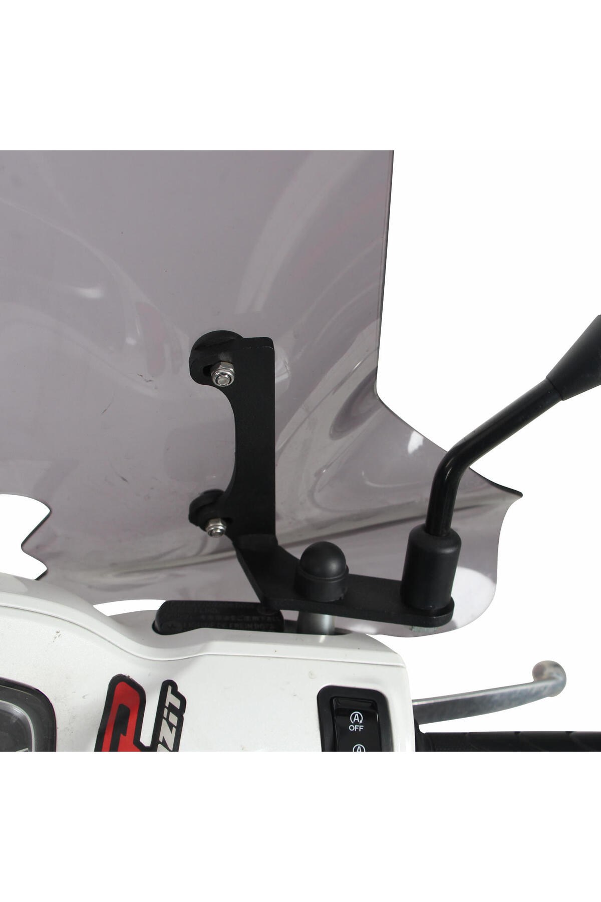 Motosiklet Ön Cam SiperlikGP Kompozit Honda Dio 2021-2025 Uyumlu Ön Cam Füme 58 cm