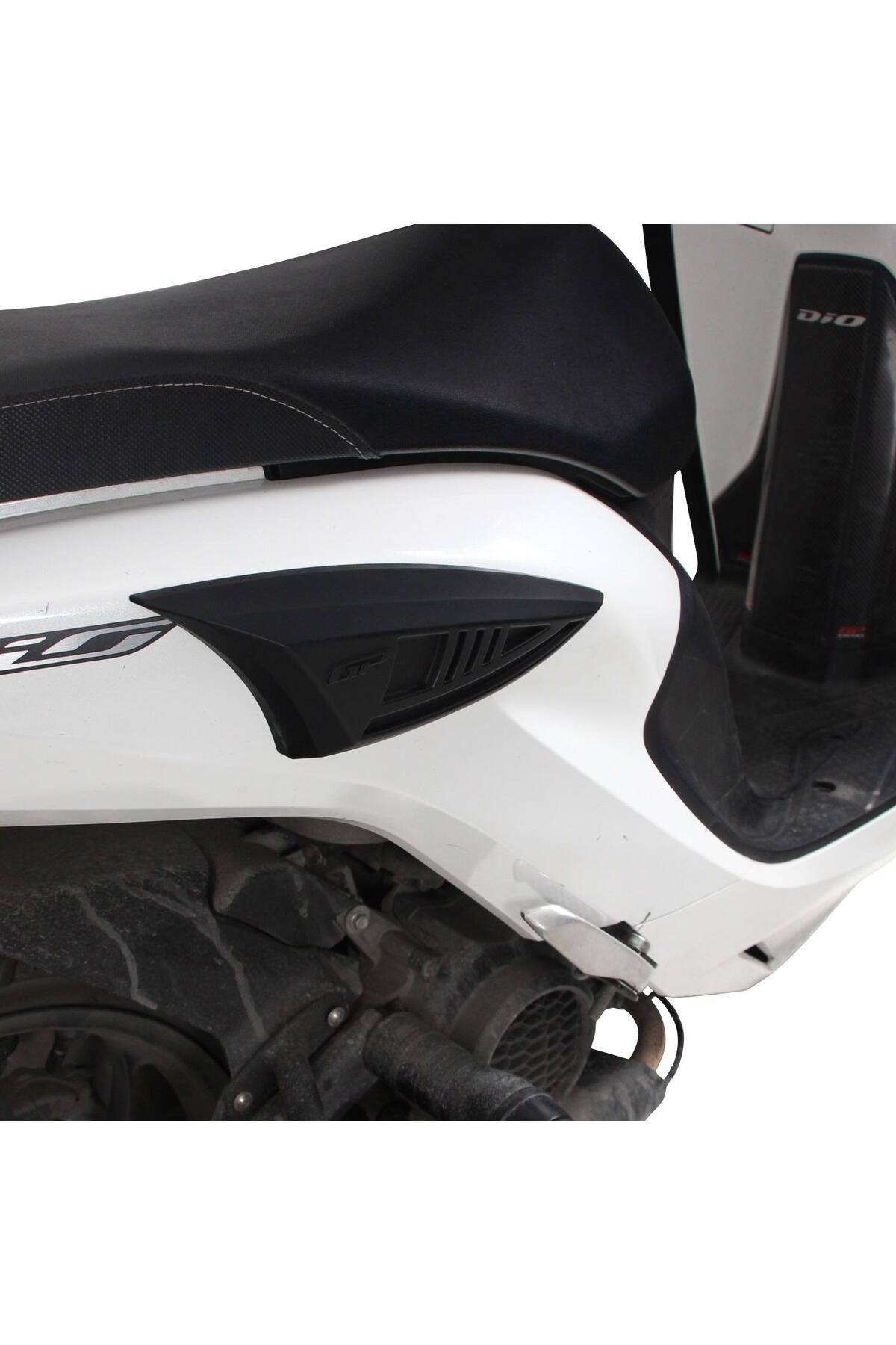 Motosiklet Grenaj SetiGP Kompozit Honda Dio 2021-2025 Uyumlu Sele Altı Grenaj Koruma Siyah