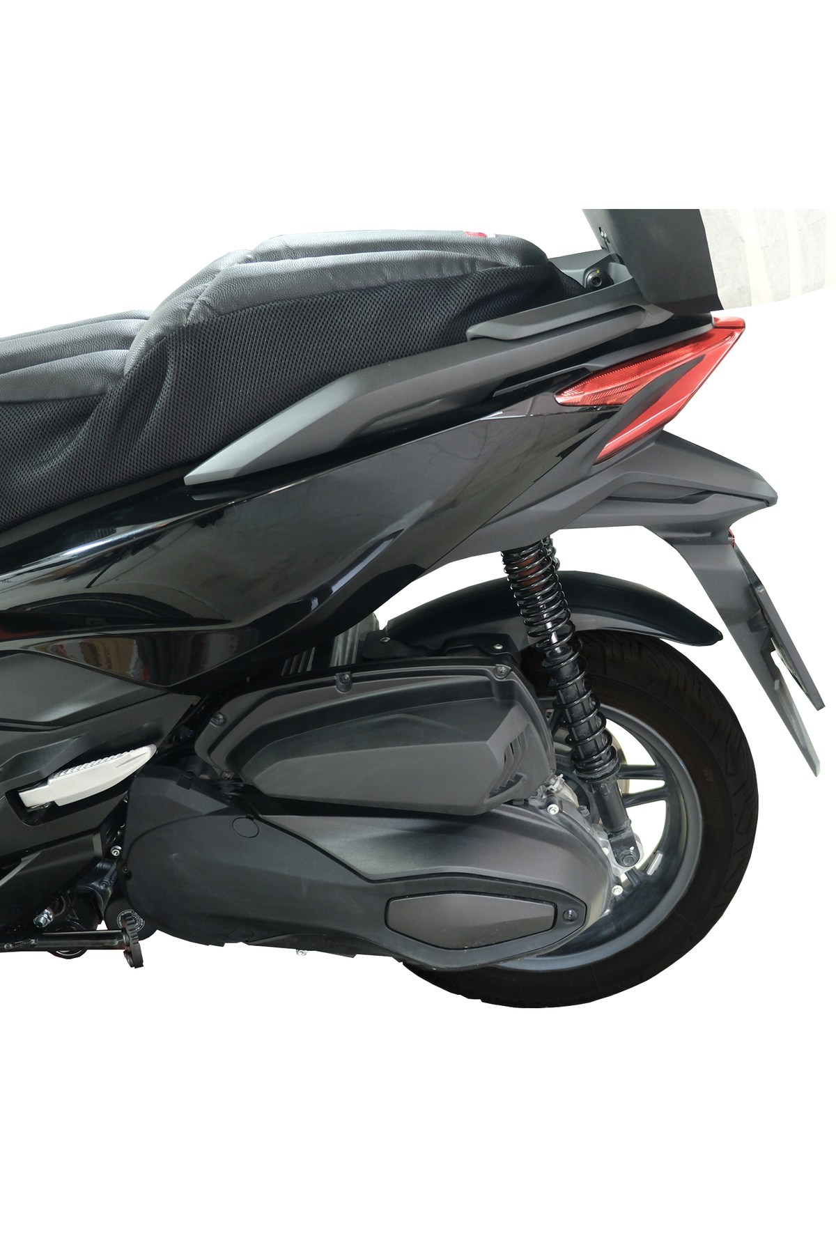 Motosiklet Lüzumlu ÜrünGP Kompozit Honda Forza 250 2021-2025 Uyumlu Uzun Arka Çamurluk Siyah