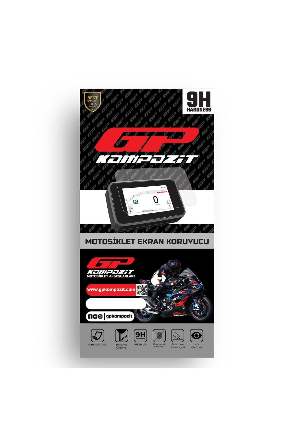 Motosiklet Lüzumlu ÜrünGP Kompozit Honda PCX 125 / 150 2022-2025 Uyumlu Motosiklet Ekran Koruyucu Şeffaf