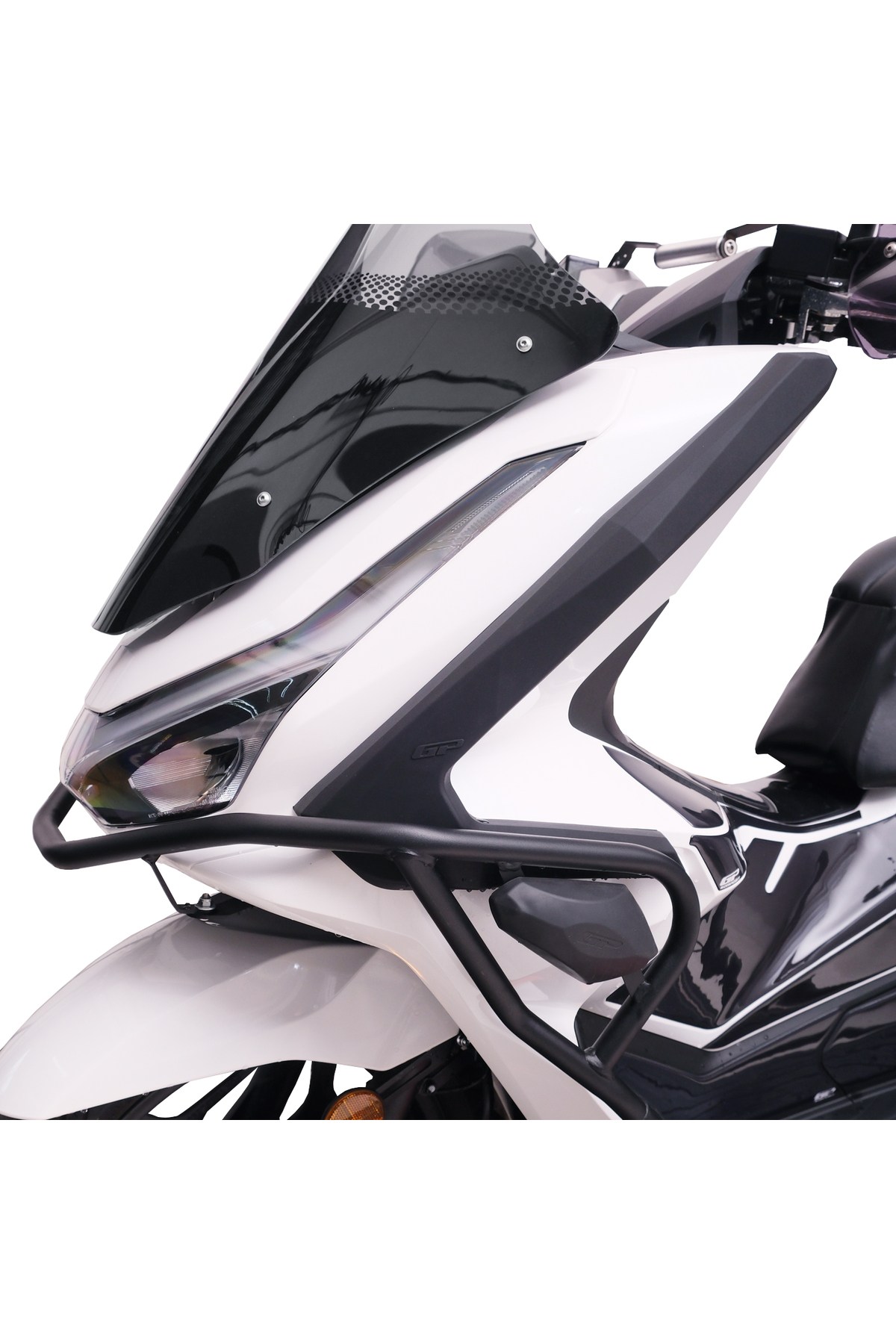 Motosiklet Lüzumlu ÜrünGP Kompozit Honda PCX 125 / 150 2025 Uyumlu Üst Bacak Koruma Siyah