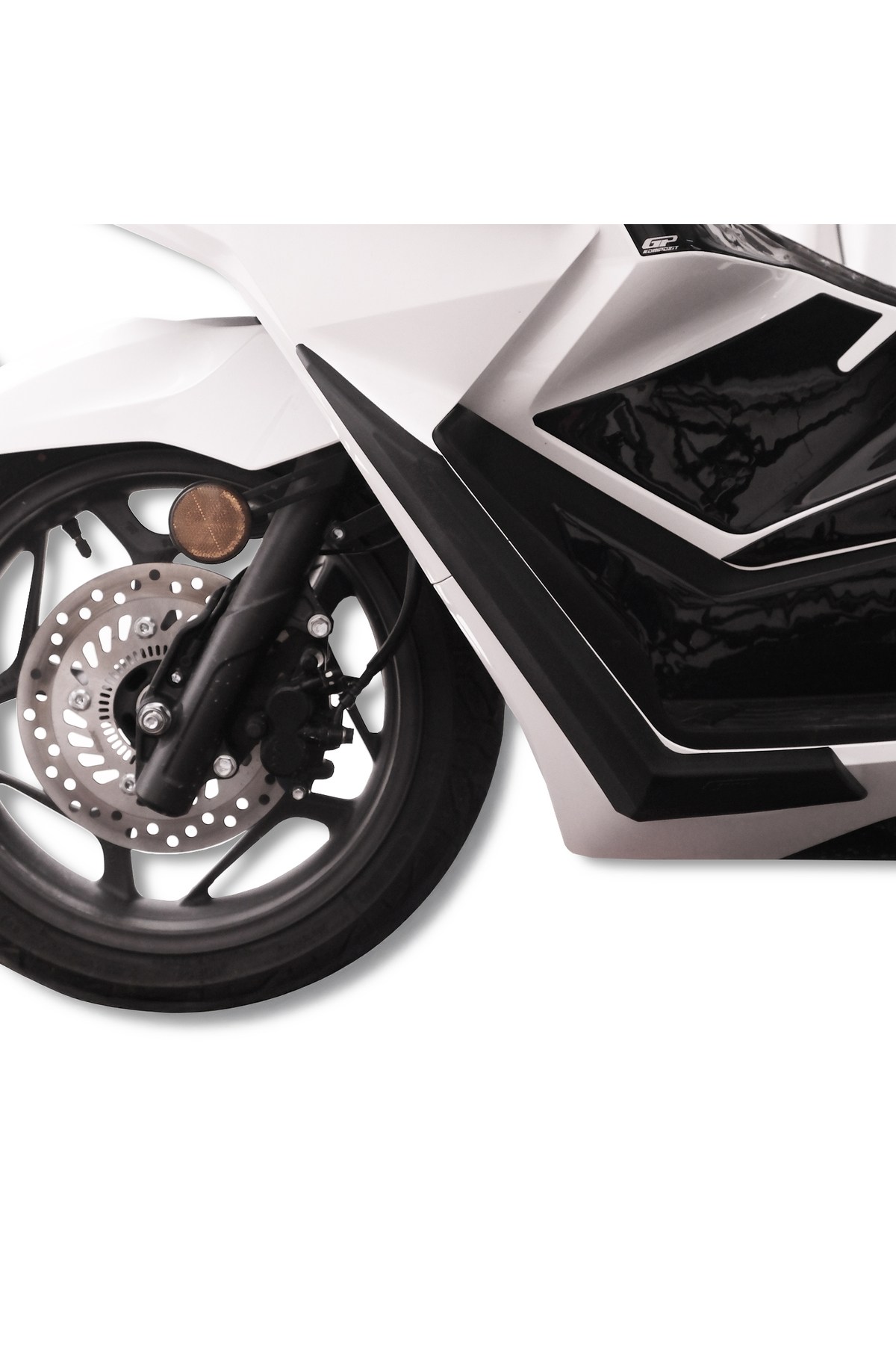 Motosiklet Lüzumlu ÜrünGP Kompozit Honda PCX 125 / 150 2025 Uyumlu Alt Bacak Koruma Siyah