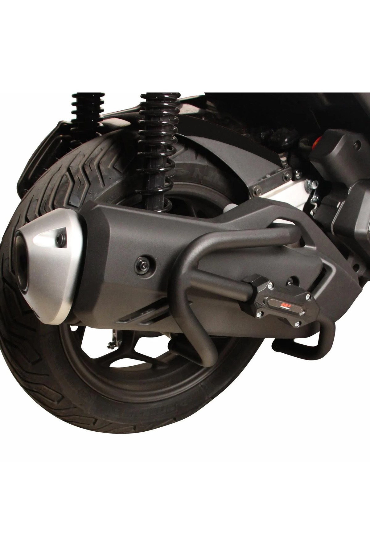 Motosiklet TakozuGP Kompozit Honda PCX 125 2021-2026 Uyumlu Egzoz Koruma Demiri Siyah