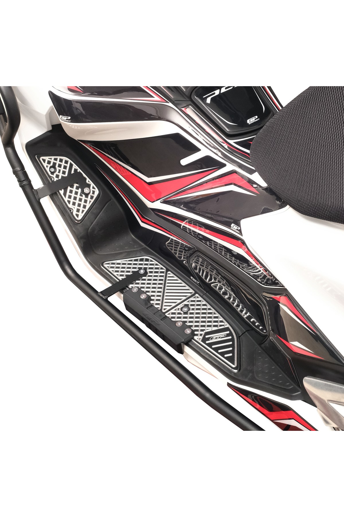 Motosiklet Lüzumlu ÜrünGP Kompozit Honda PCX 125 2025 Uyumlu Basamak Alüminyum Siyah