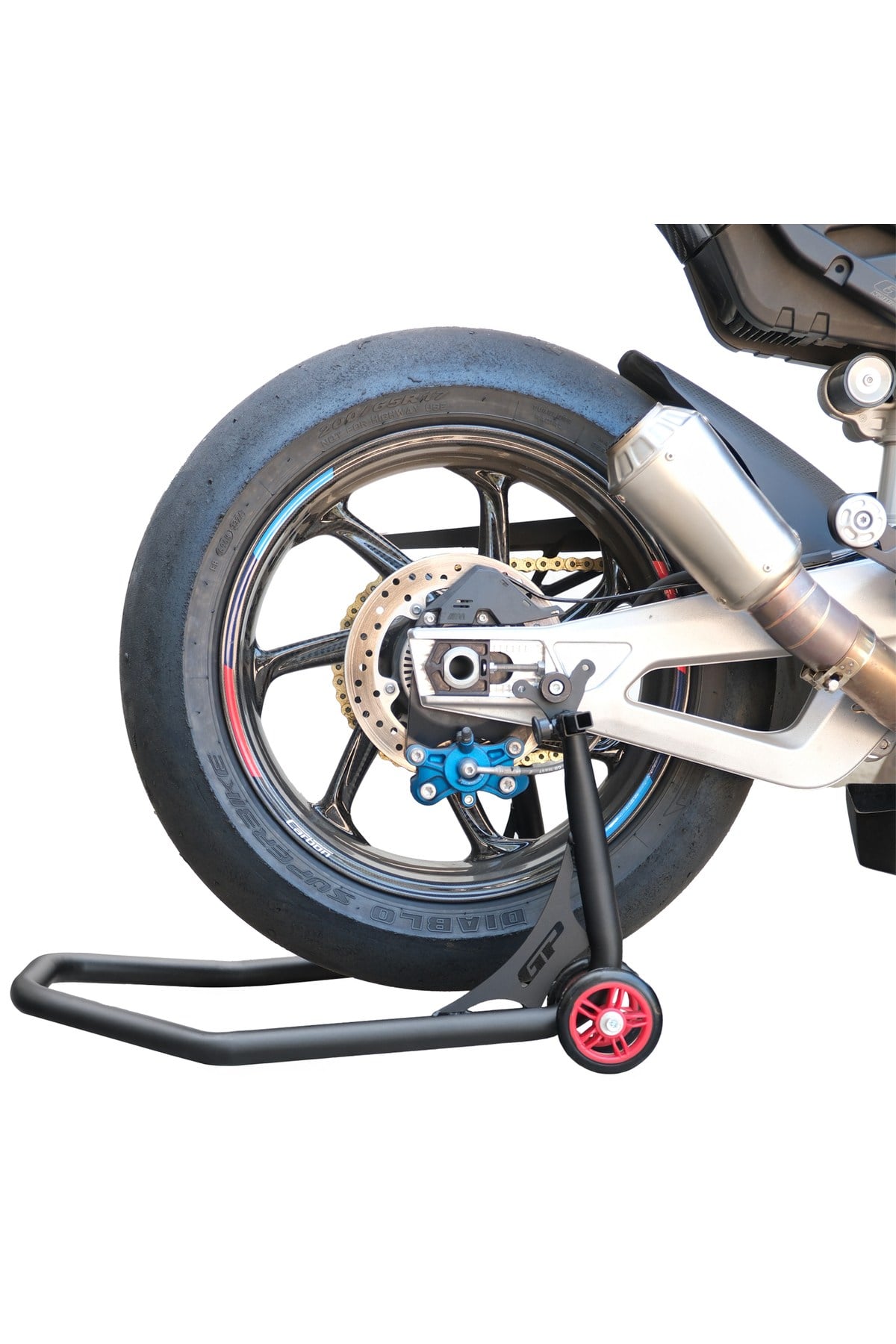 Motosiklet Lüzumlu ÜrünGP Kompozit Universal Motosiklet Kaldırma Sehpası Takozdan Siyah