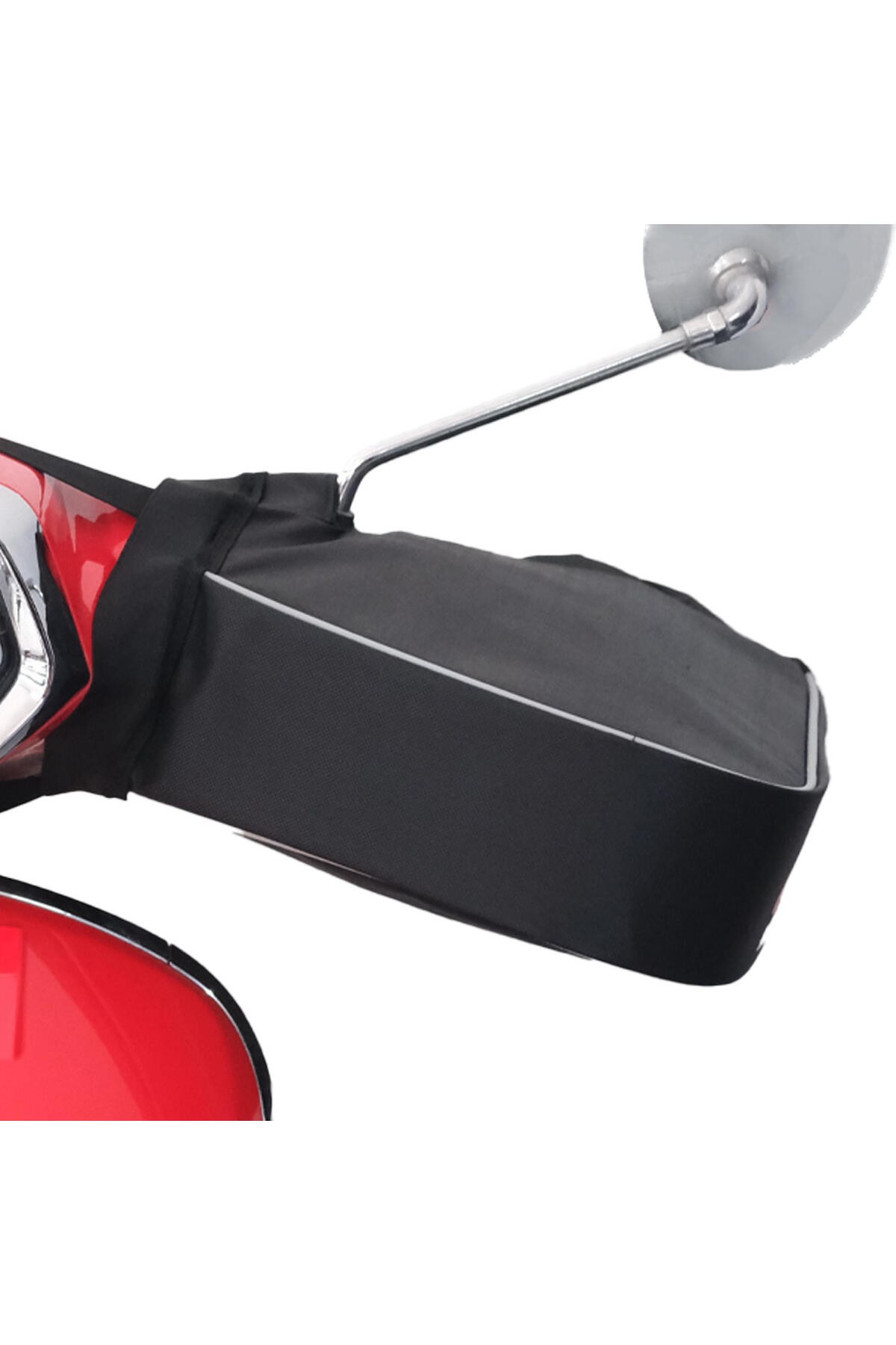 Motosiklet ElcikGP Kompozit Universal Scooter El Korumalı Rüzgarlık Siyah