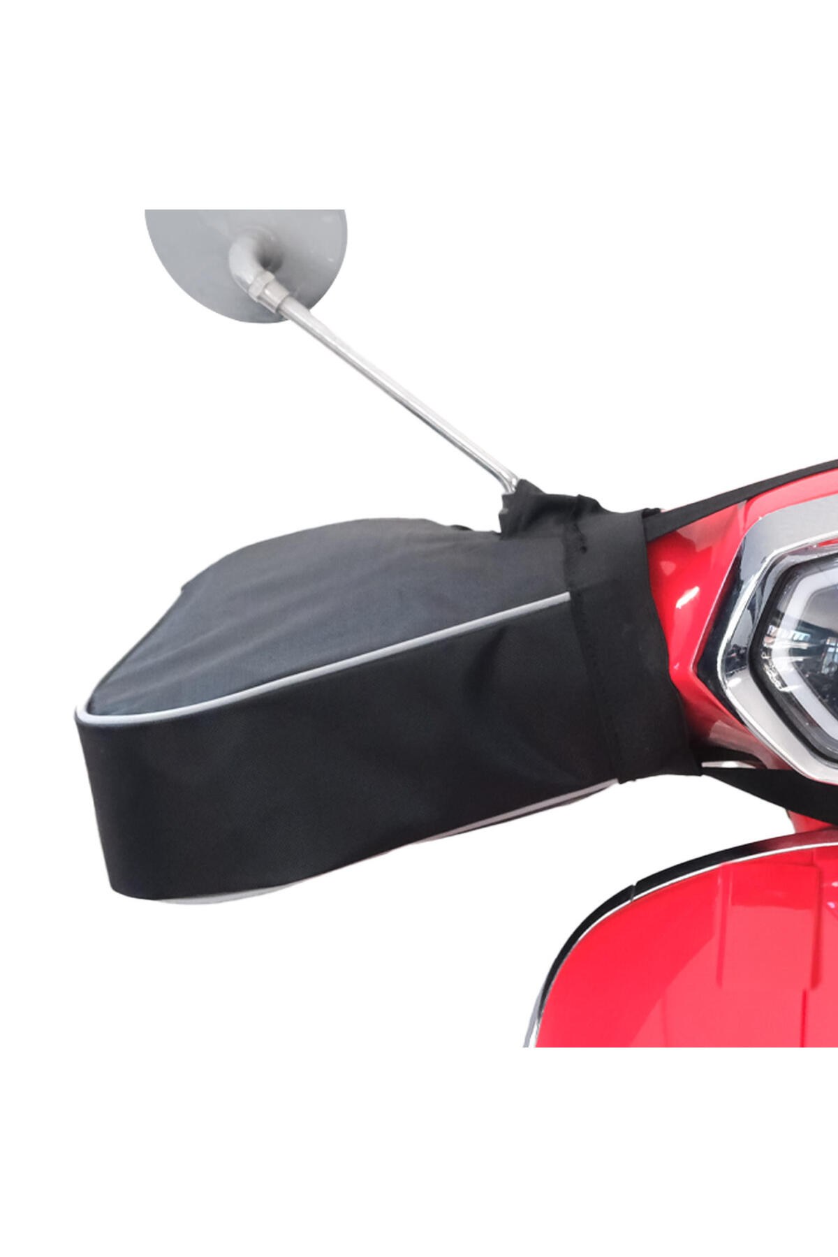 Motosiklet ElcikGP Kompozit Universal Scooter El Korumalı Rüzgarlık Siyah