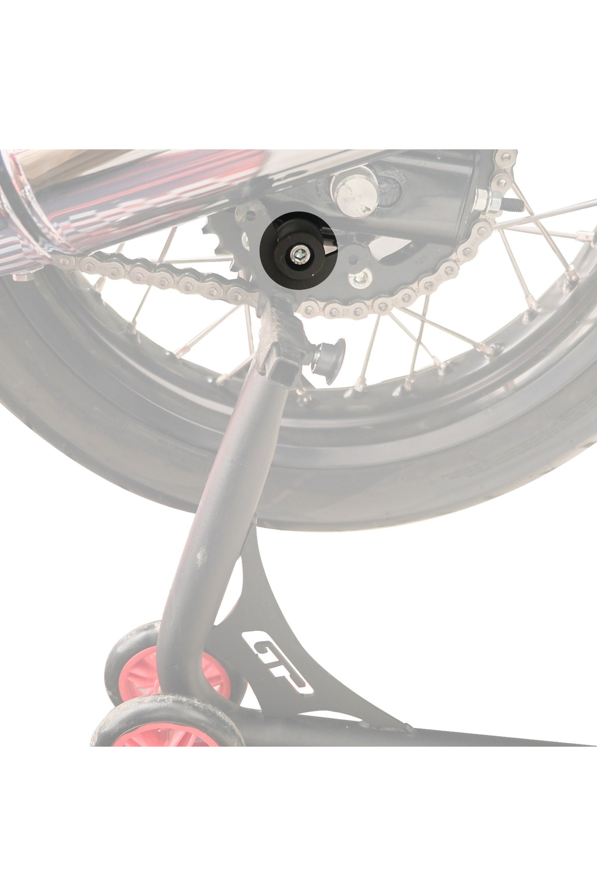 Motosiklet Lüzumlu ÜrünGP Kompozit Universal Sehpa Takozları Siyah 8 mm