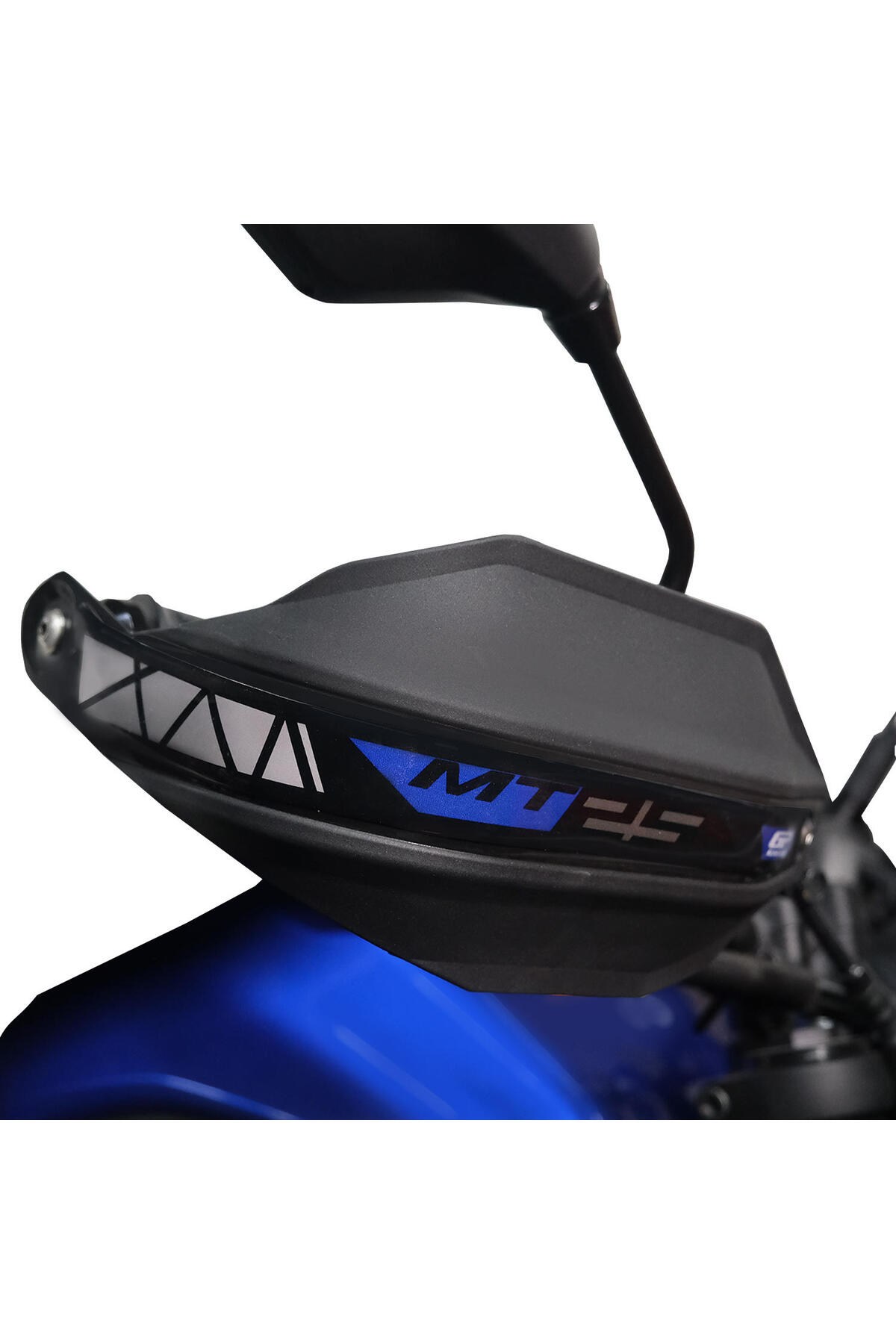 Motosiklet ElcikGP Kompozit Yamaha MT-25 2015-2024 Uyumlu Plastik Elcik Koruma Siyah MAVİ