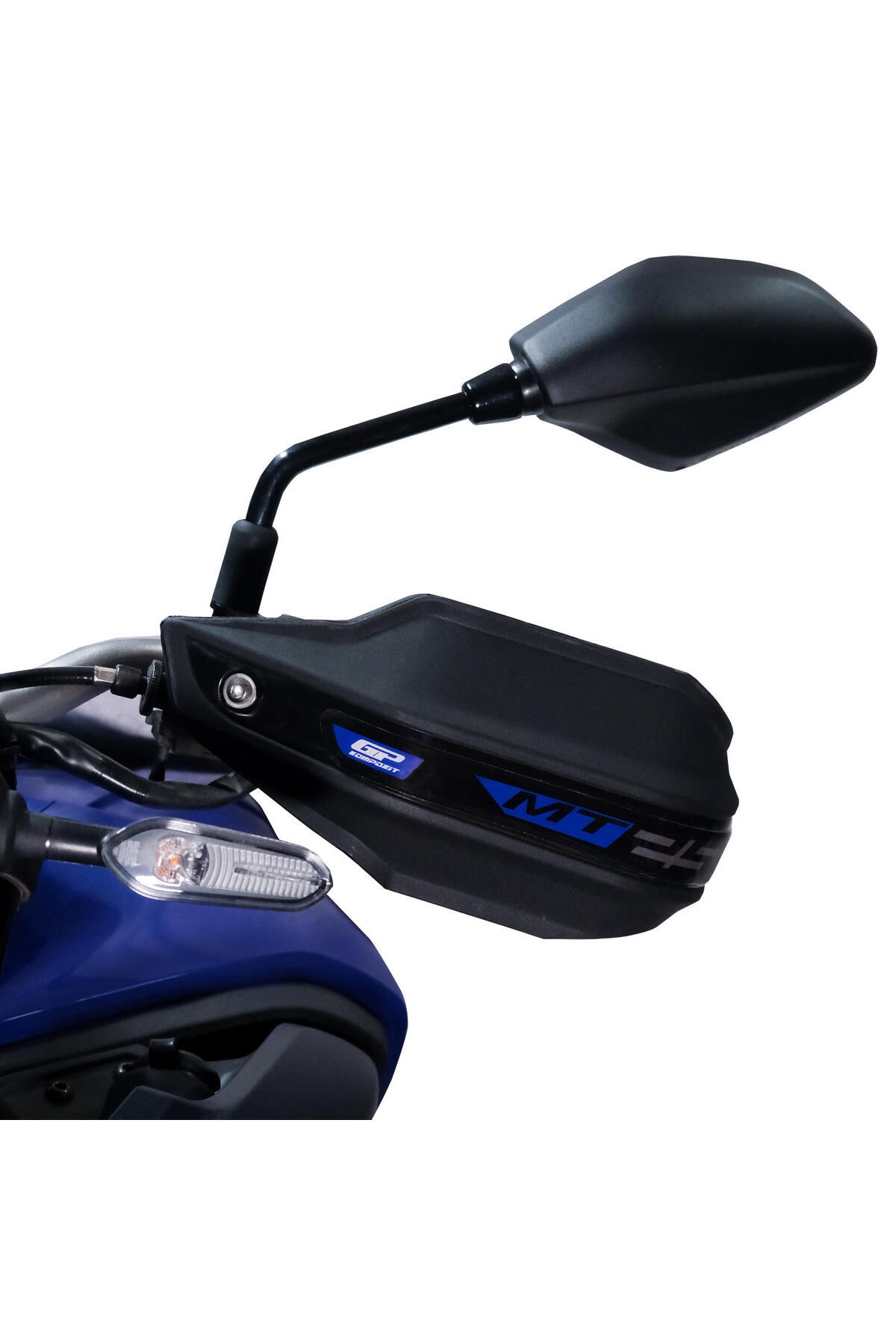 Motosiklet ElcikGP Kompozit Yamaha MT-25 2015-2024 Uyumlu Plastik Elcik Koruma Siyah MAVİ