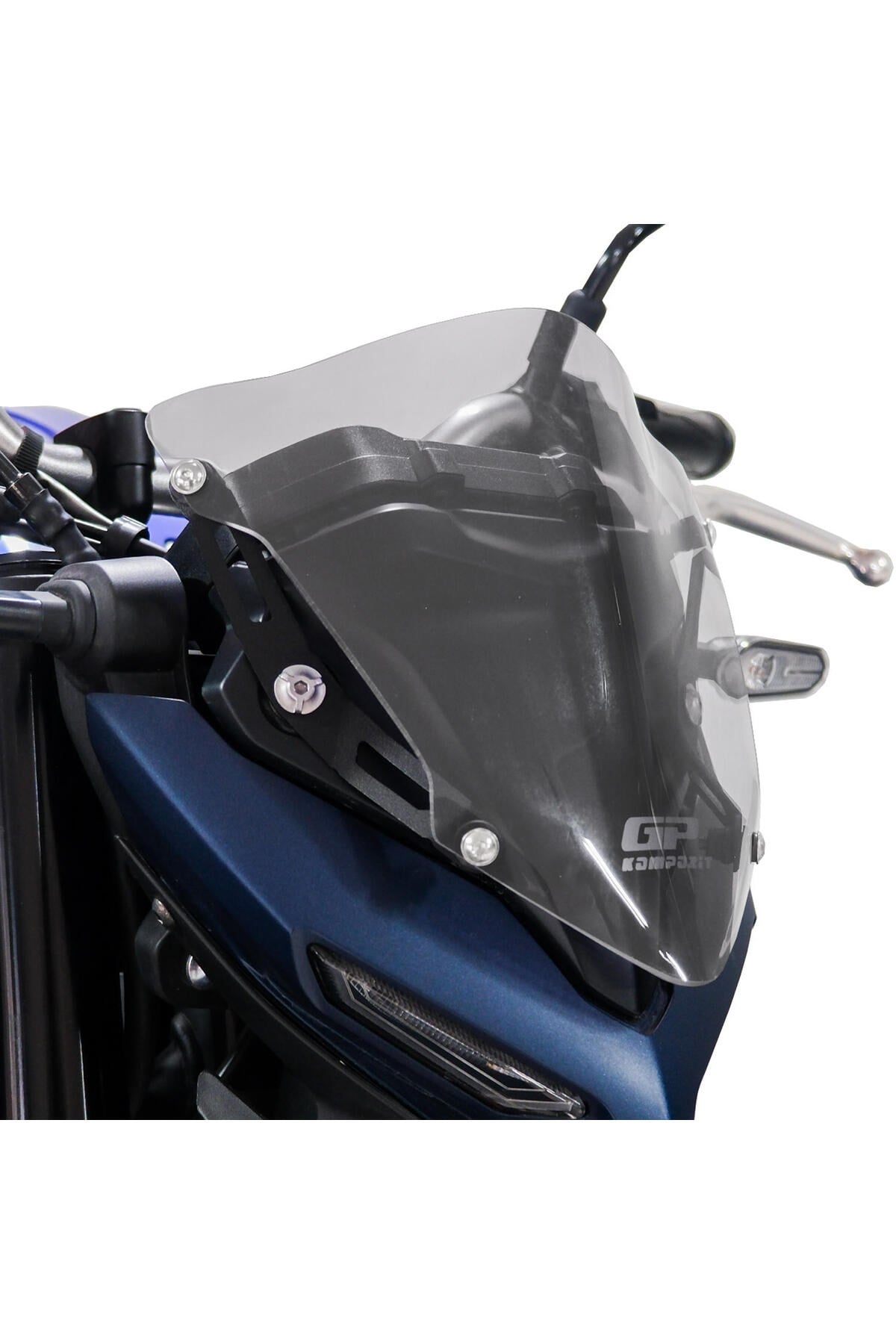 Motosiklet Ön Cam SiperlikGp Kompozit Yamaha Mt-25 2020-2024 Uyumlu Spor Cam Füme 24 Cm