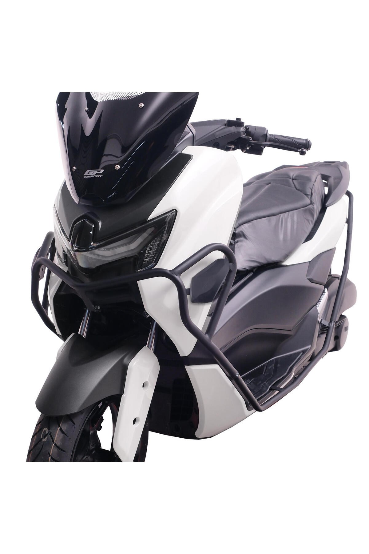 Motosiklet Koruma DemiriGP Kompozit Yamaha NMAX 125 / 155 2025 Uyumlu Motor Koruma Demiri Siyah