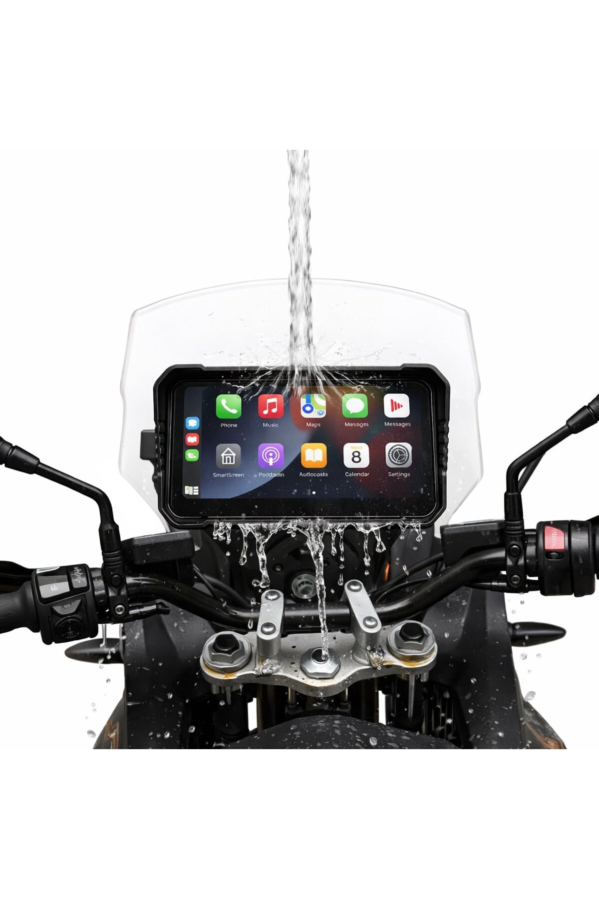 Multimedya & Görüntü SistemiGP VOVEL M-790 6.25” Ekran Ön Arka Kameralı Motosiklet CarPlay Android Auto Multimedya Navigasyon Si