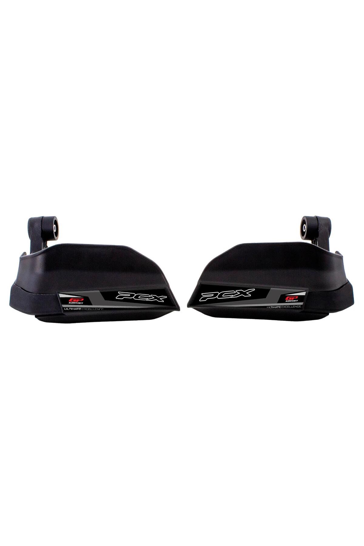 Motosiklet ElcikHonda PCX 125 / 150 2014-2024 Uyumlu Plastik Elcik Koruma Siyah