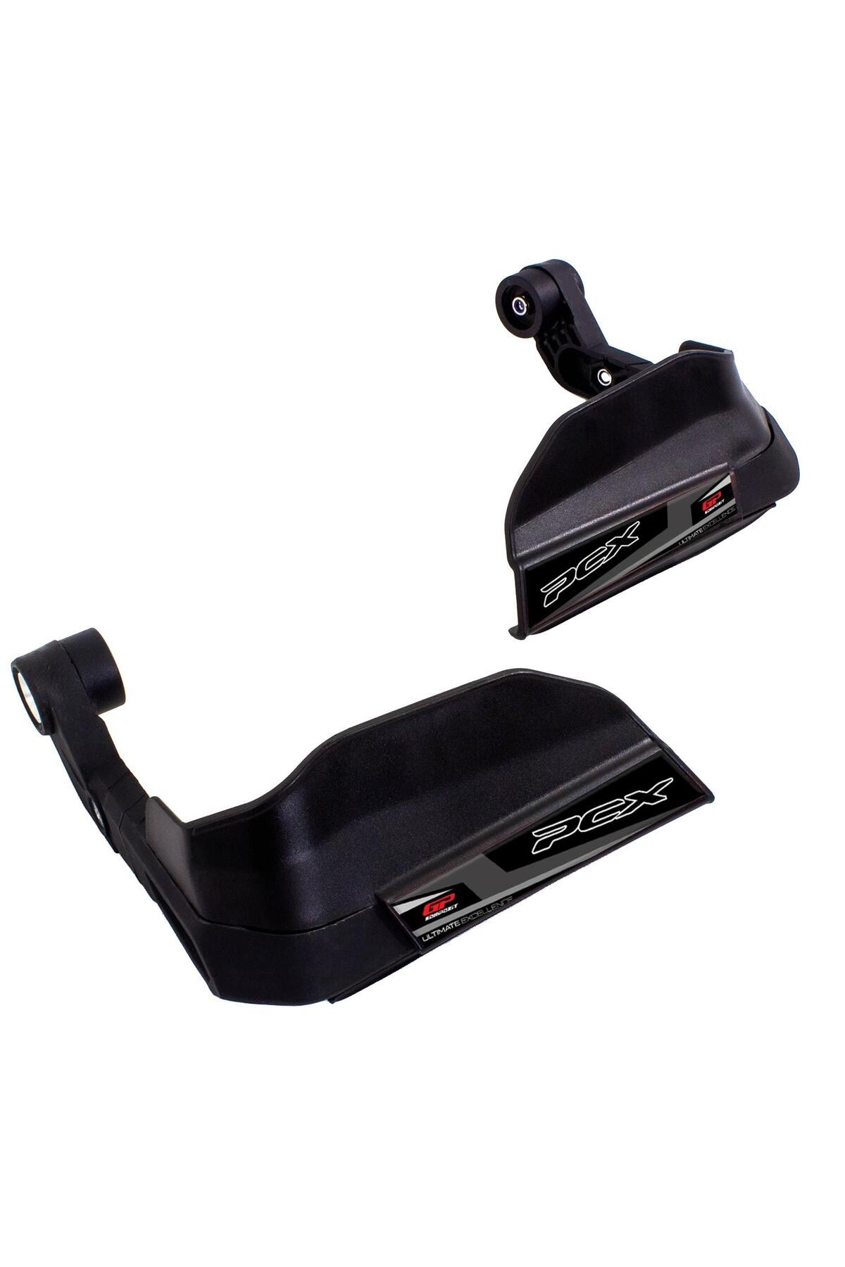 Motosiklet ElcikHonda PCX 125 / 150 2014-2024 Uyumlu Plastik Elcik Koruma Siyah