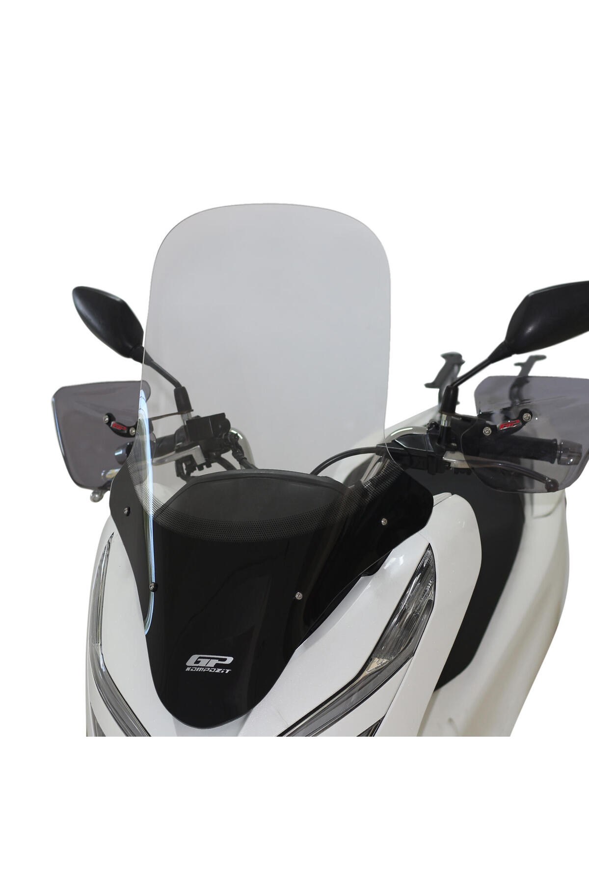 Motosiklet Ön Cam SiperlikHonda PCX 125 2018-2020 Uyumlu Ön Tur Camı Şeffaf 71 cm