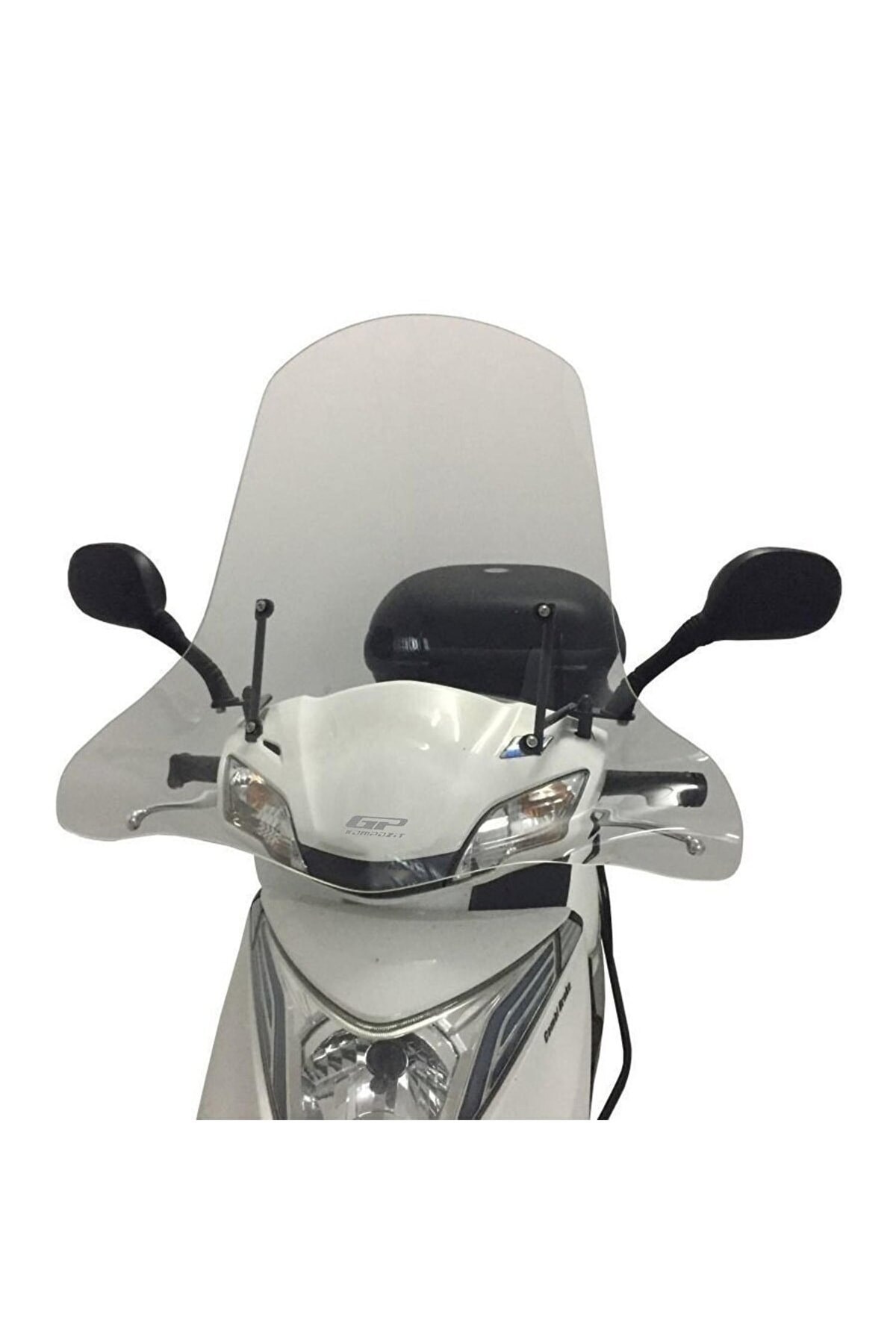 Motosiklet Ön Cam SiperlikHonda Spacy Siperlik Camı 59 cm Şeffaf 2019 Ve Öncesi Uyumlu