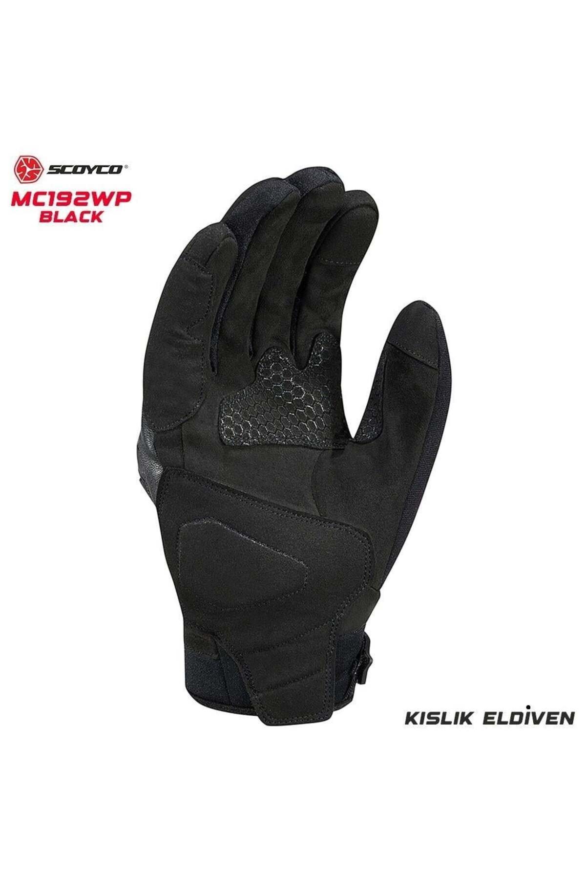 Motosiklet EldiveniMC192WP Kışlık Motosiklet Eldiveni Siyah (EN 13594)