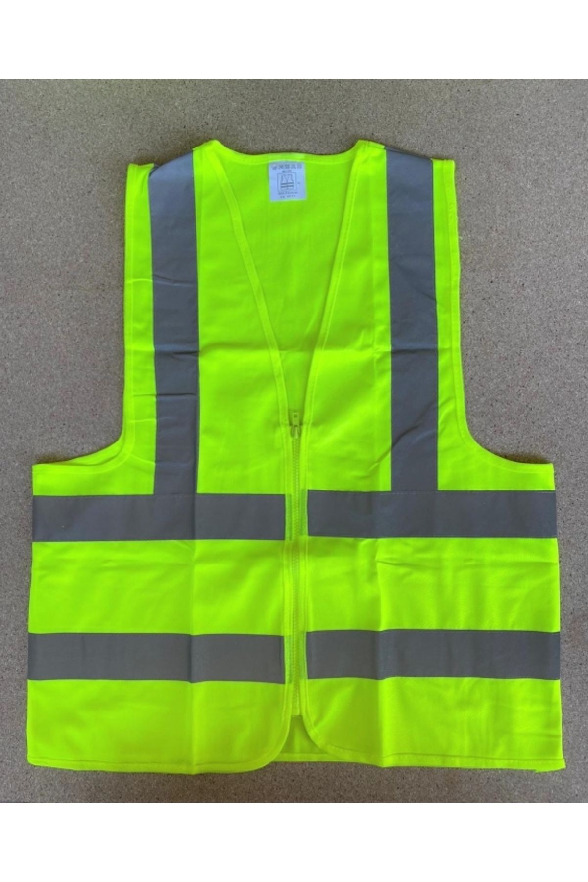 İş Güvenliği ElbisesiMotosiklet Tex Fermuarlı 1180 Reflektif Yelek Xl