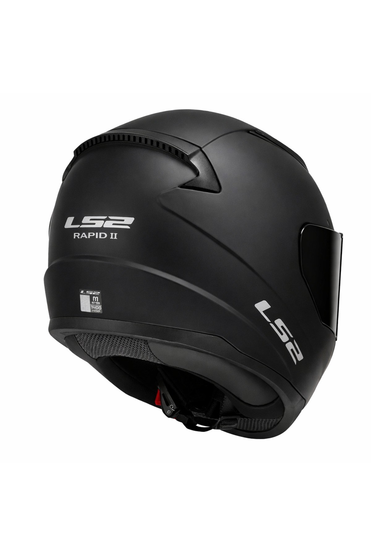 Motosiklet KaskıRAPID 2 MAT SİYAH KASK (Siyah Vizörlü)