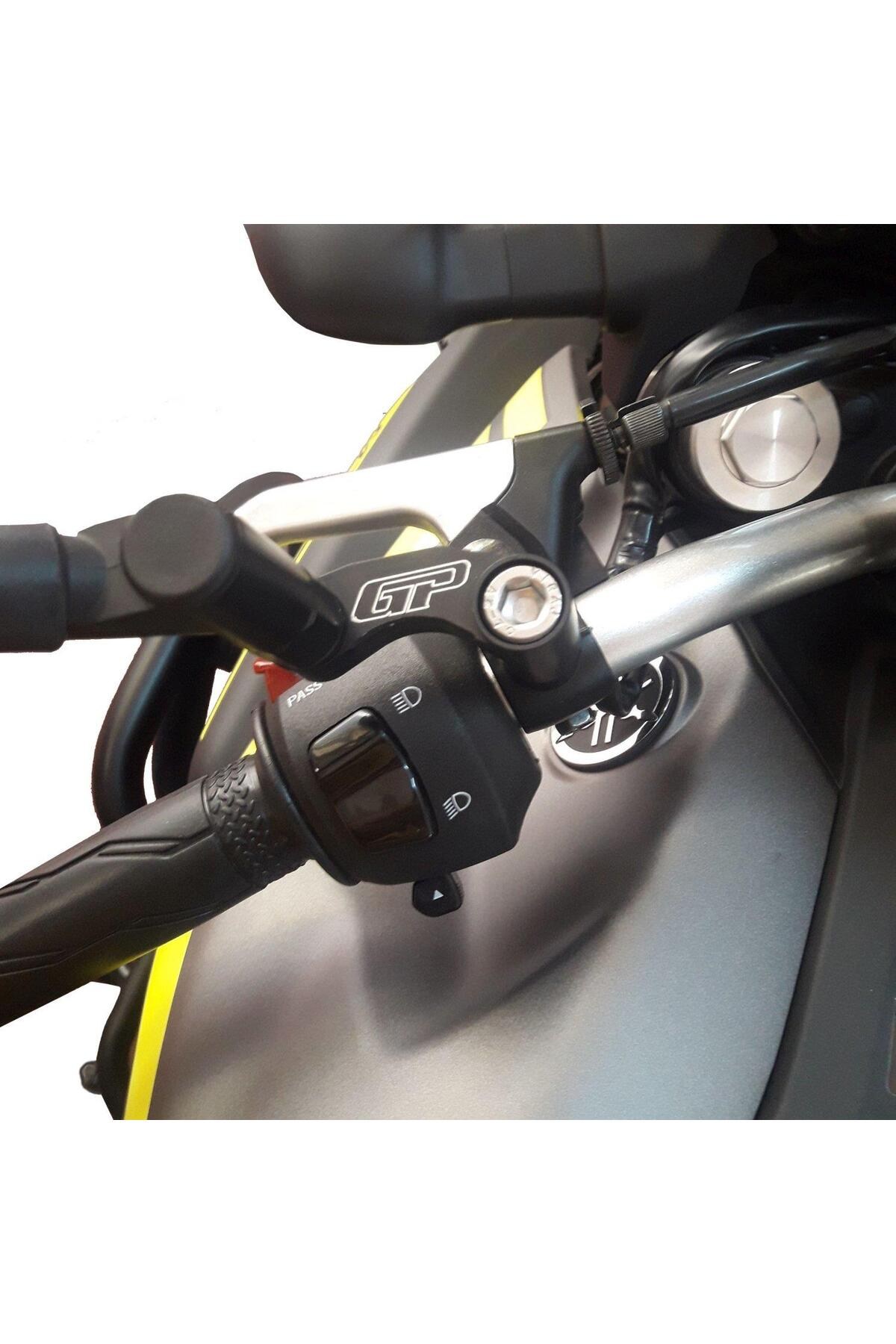 Motosiklet Lüzumlu ÜrünYamaha MT-25 2015-2024 Uyumlu Ayna Genişletme Siyah