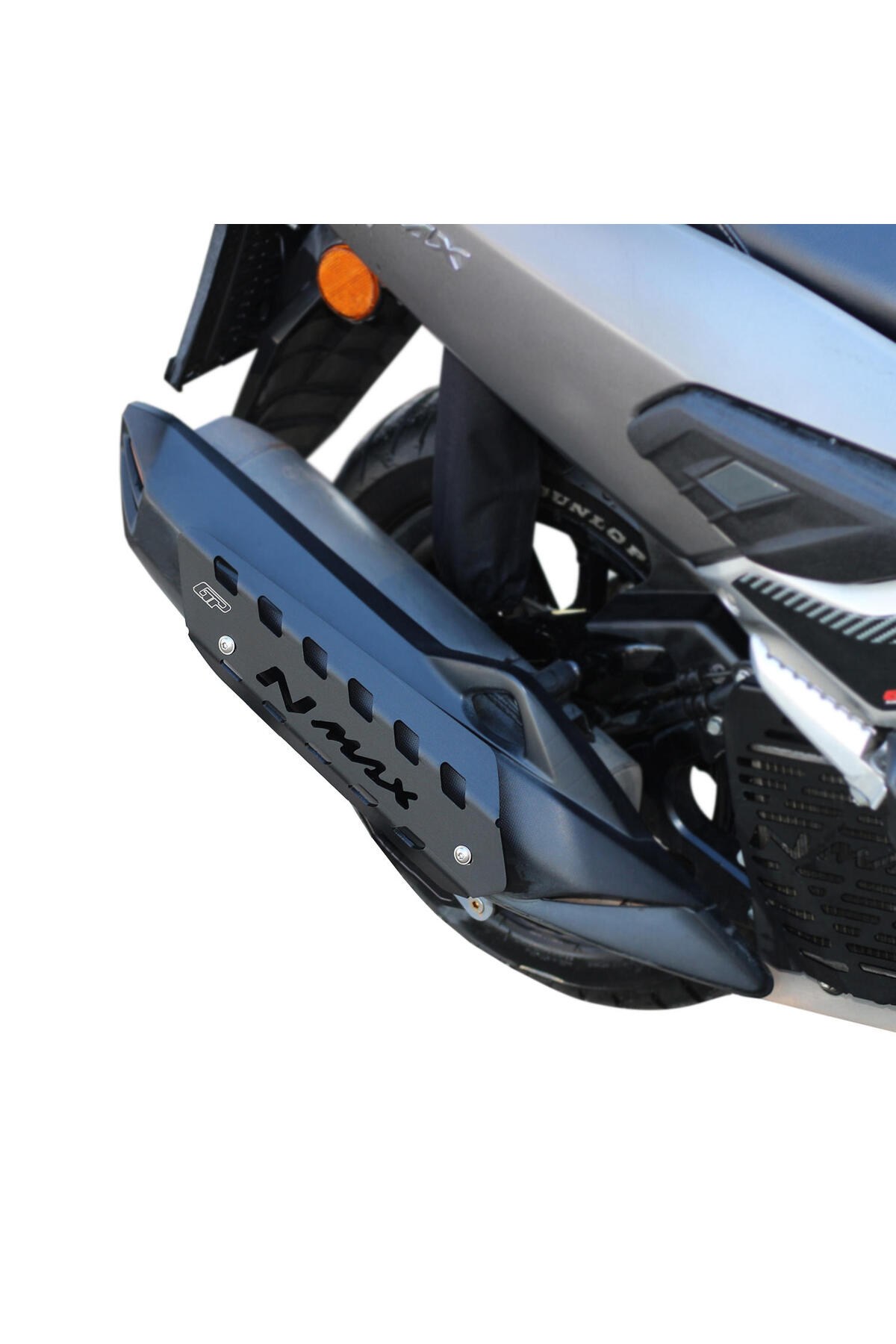 Motosiklet TakozuYamaha NMAX 125 / 155 2015-2020 Uyumlu Egzoz Koruma Kapağı Siyah