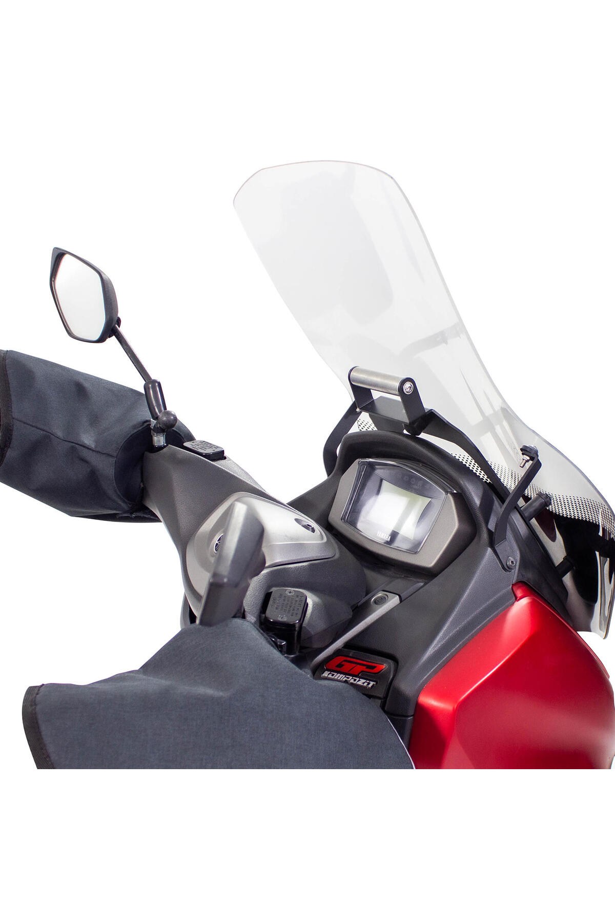 Motosiklet Smart BarYamaha NMAX 125 / 155 2021-2024 Uyumlu Telefon / Navigasyon Tutucu Siyah