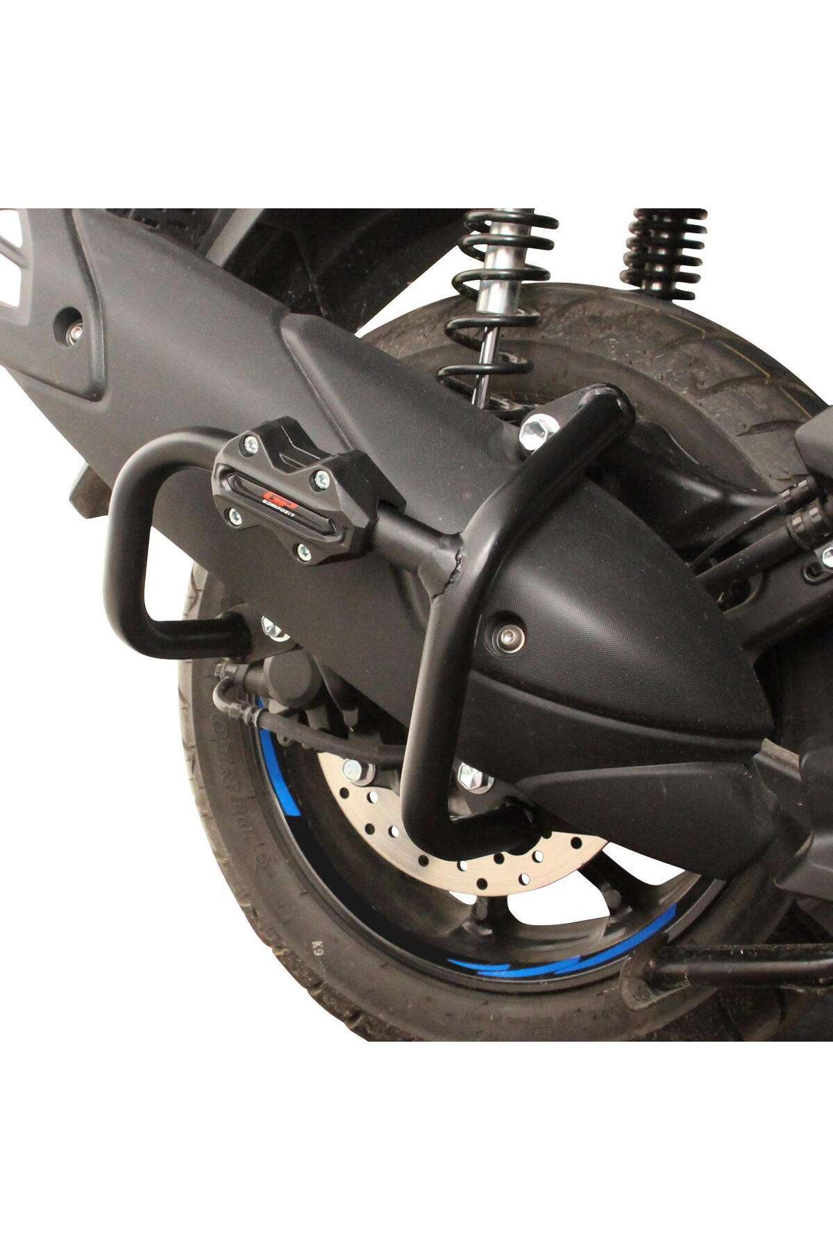 Motosiklet TakozuYamaha NMAX 125 / 155 2021-2025 Uyumlu Egzoz Koruma Demiri Siyah