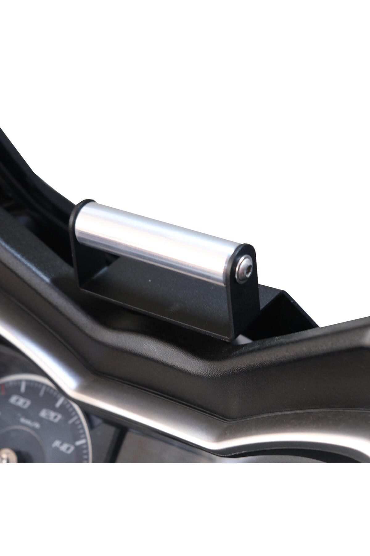 Motosiklet Smart BarYamaha XMAX 250 / 400 2018-2022 Uyumlu Telefon / Navigasyon Tutucu Gri