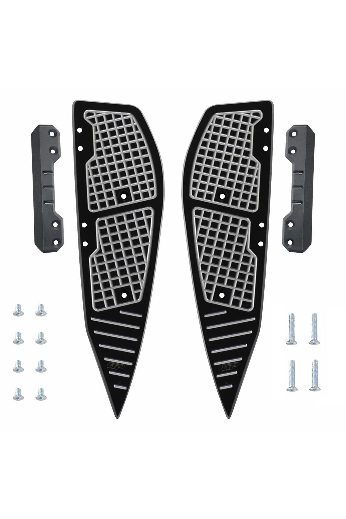 Motosiklet Lüzumlu ÜrünYamaha XMAX 250 Tech / Iron Max 2018-2025 Uyumlu Basamak Alüminyum Gri