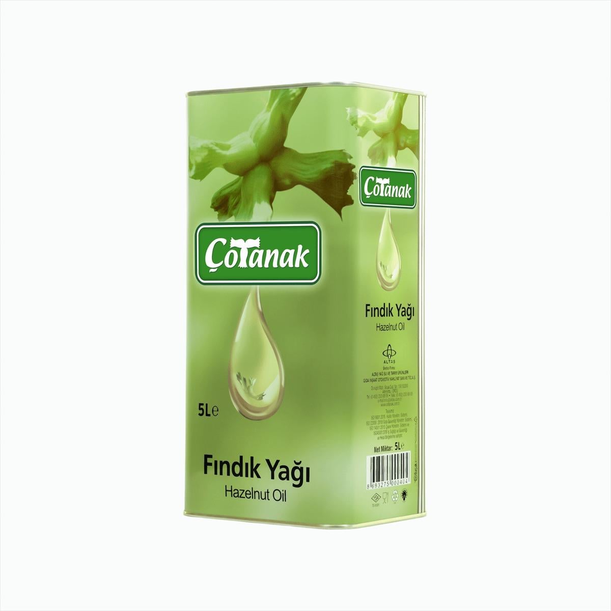 Çotanak 5 Lt Fındık Yağı